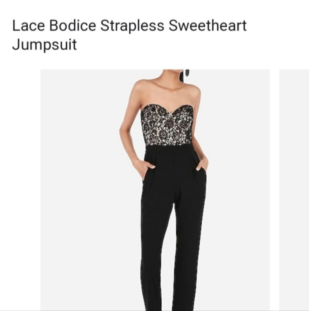 Lace Bodice Jumpsuit